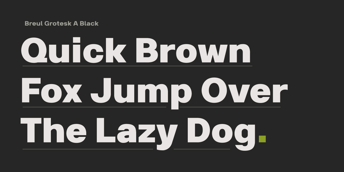 Breul Grotesk